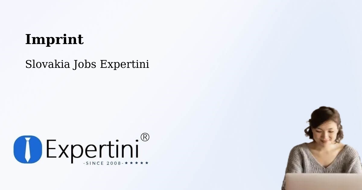 Imprint – Piešťany - Slovakia Jobs Expertini