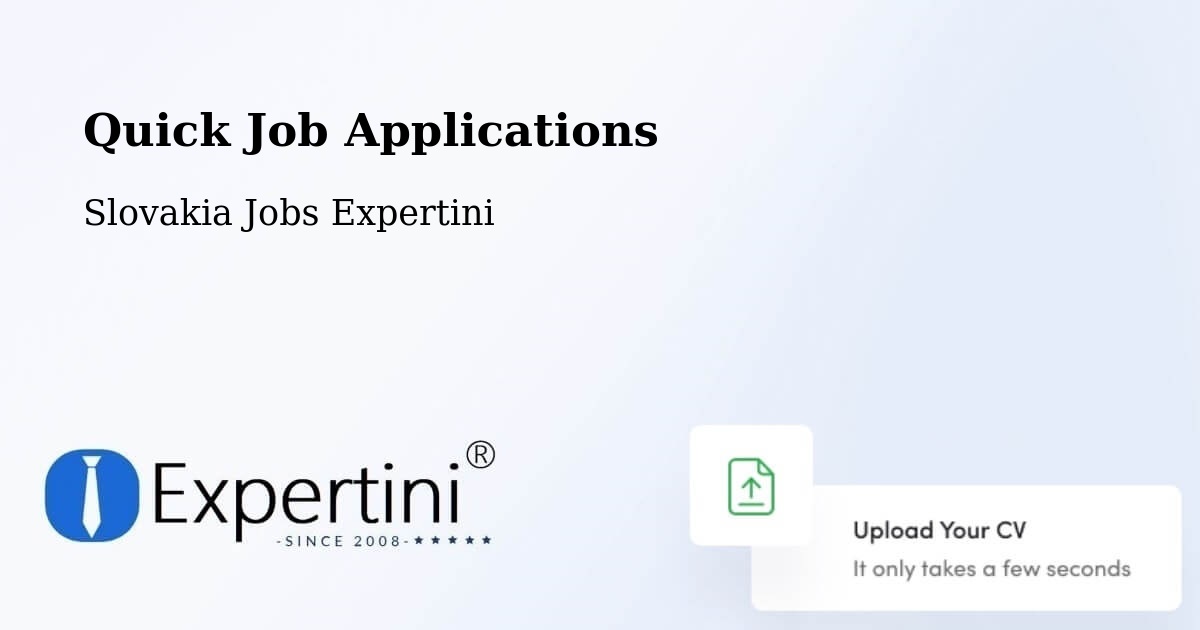 Quick Apply Feature – Piešťany - Slovakia Jobs Expertini